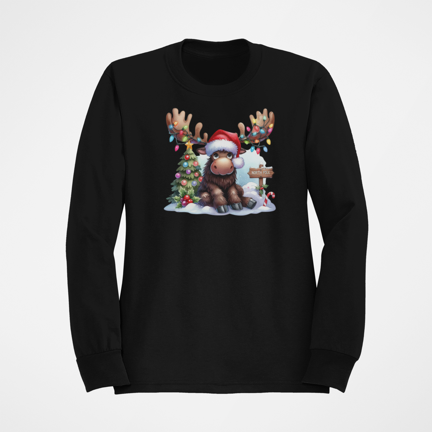 Christmas Moose Sweatshirt