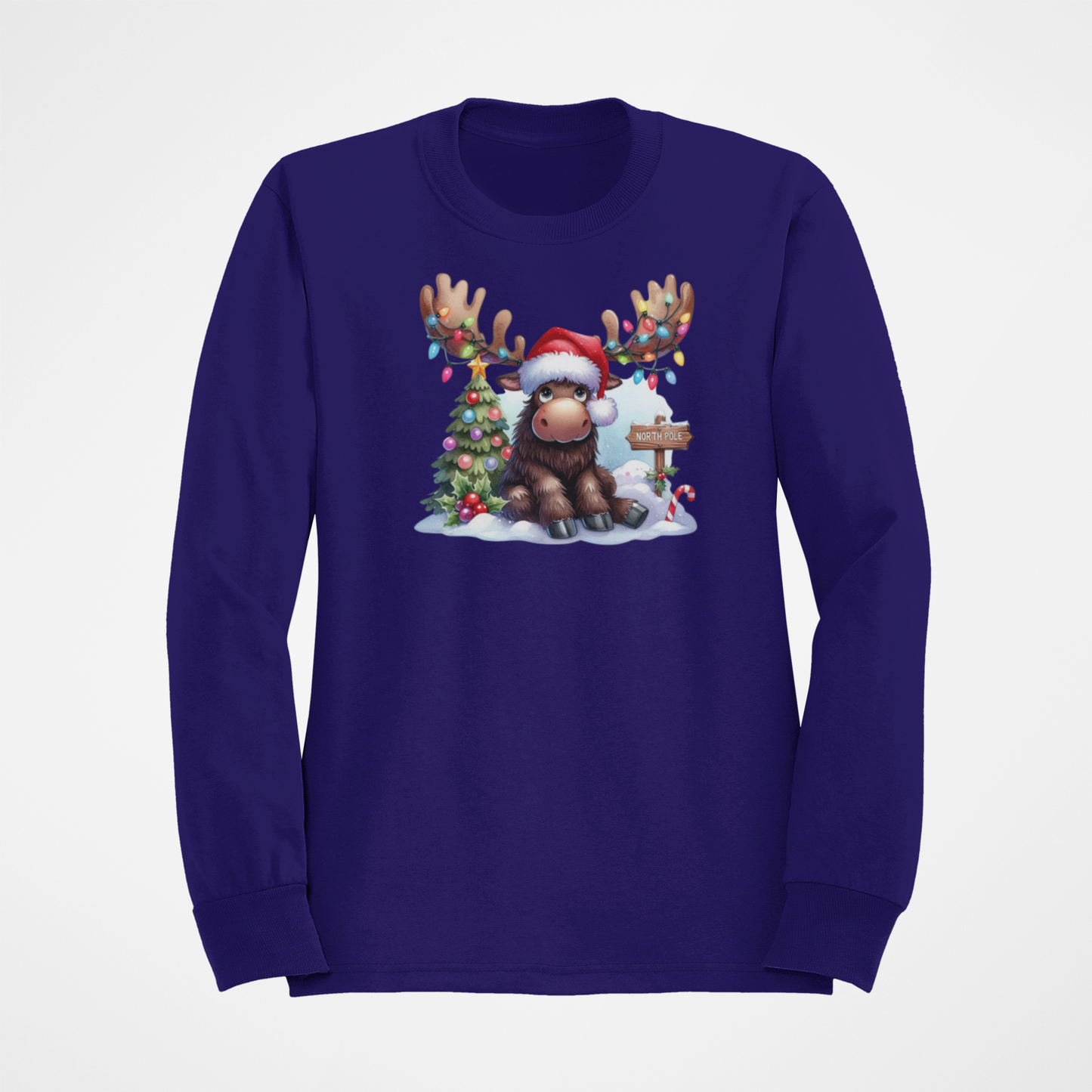 Christmas Moose Sweatshirt