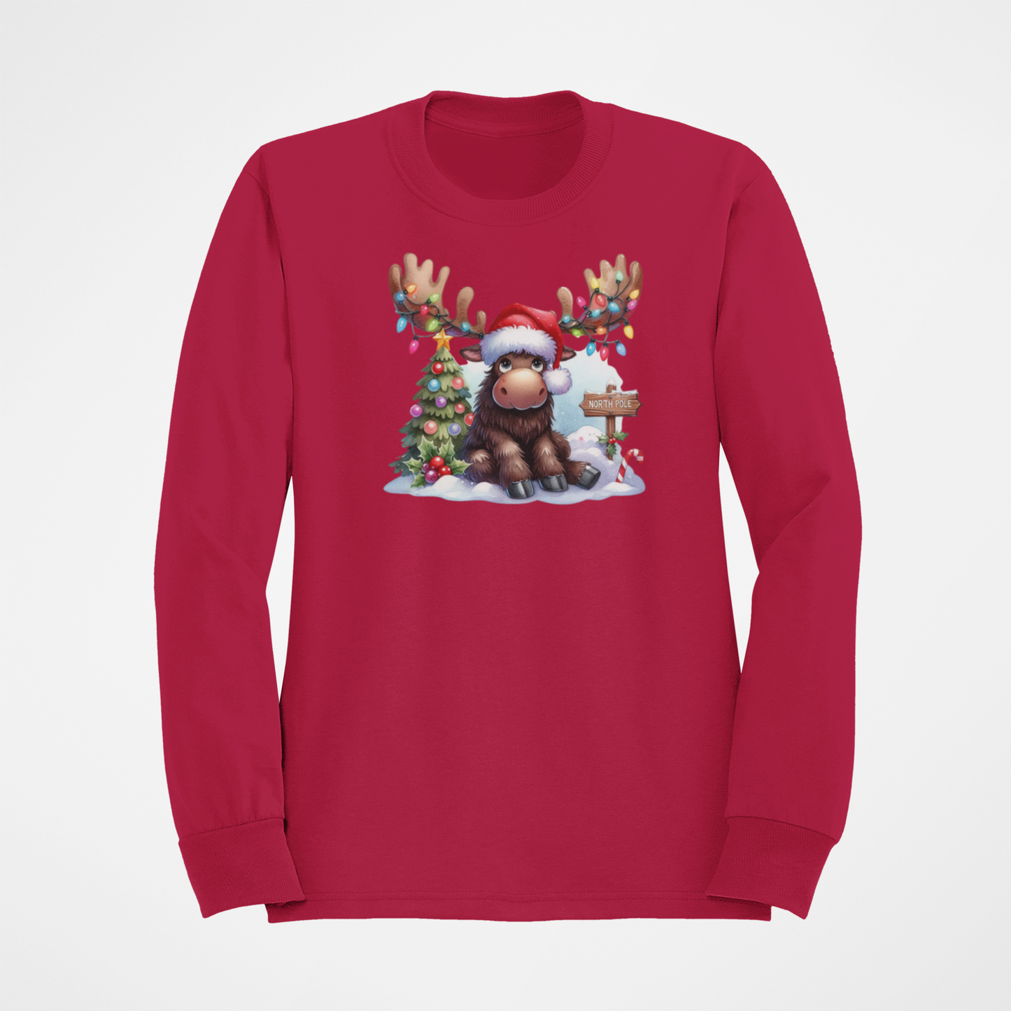 Christmas Moose Sweatshirt