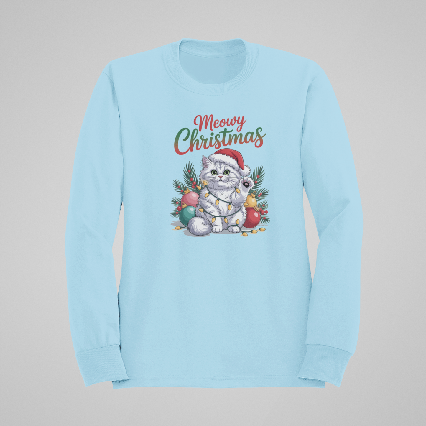 Meowy Christmas-Sweatshirt