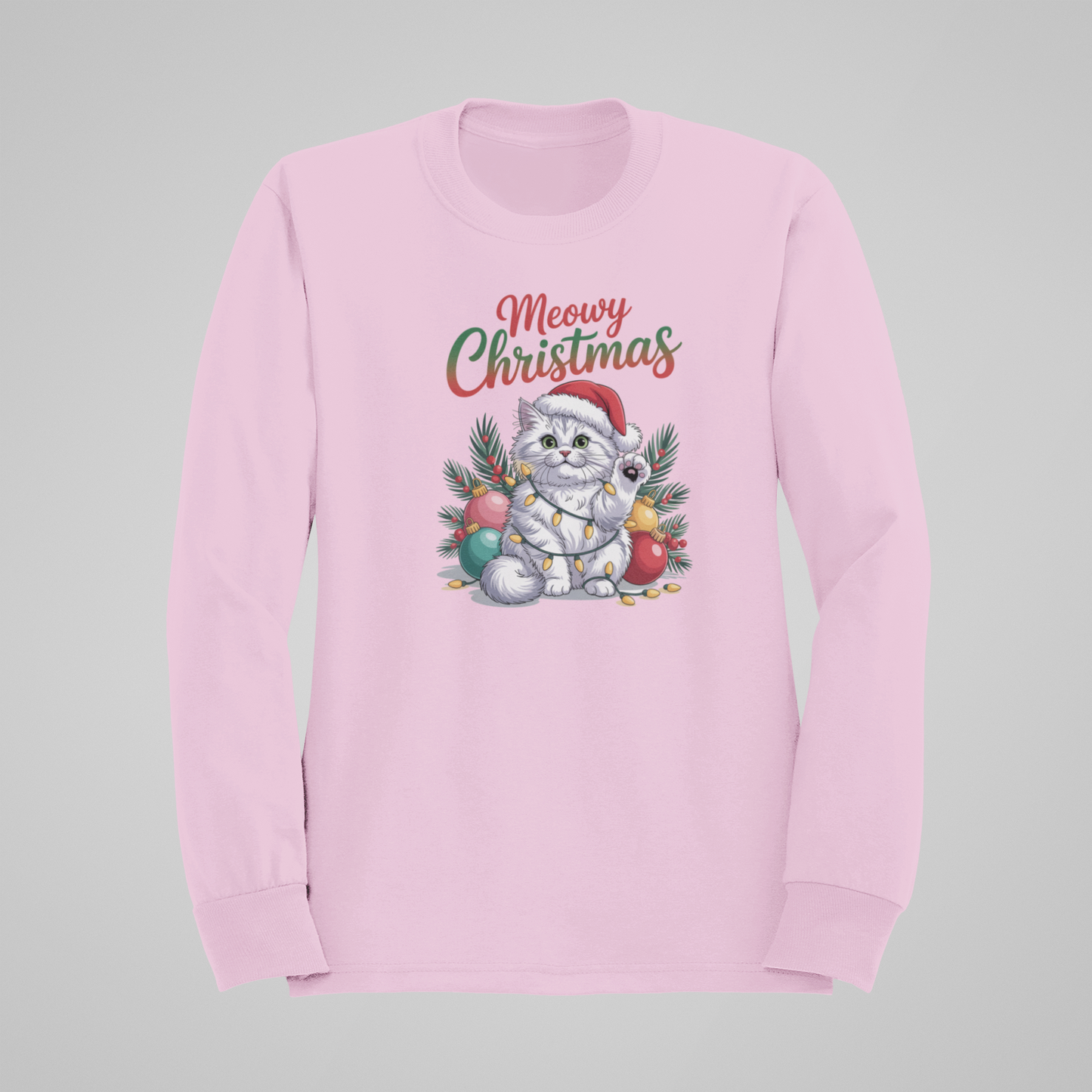 Meowy Christmas-Sweatshirt