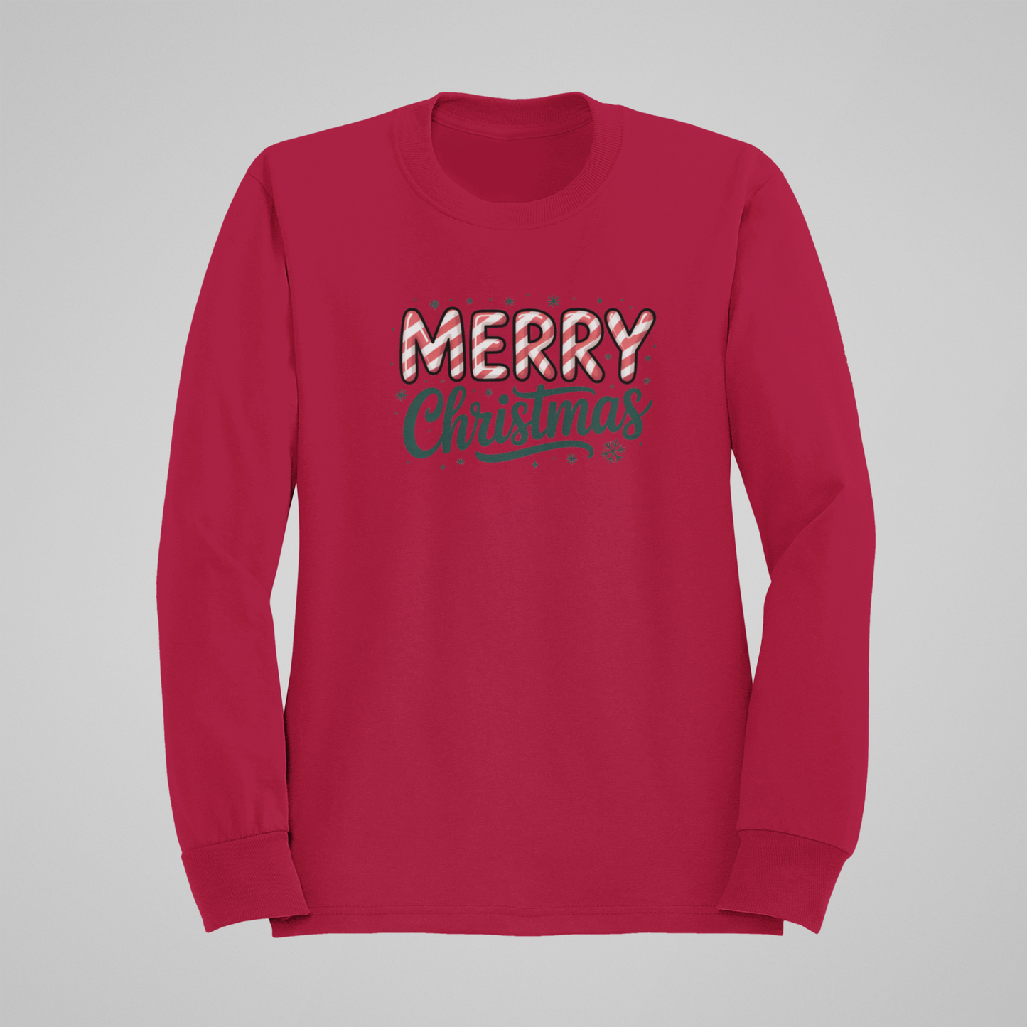 Peppermint Merry Christmas-Sweatshirt
