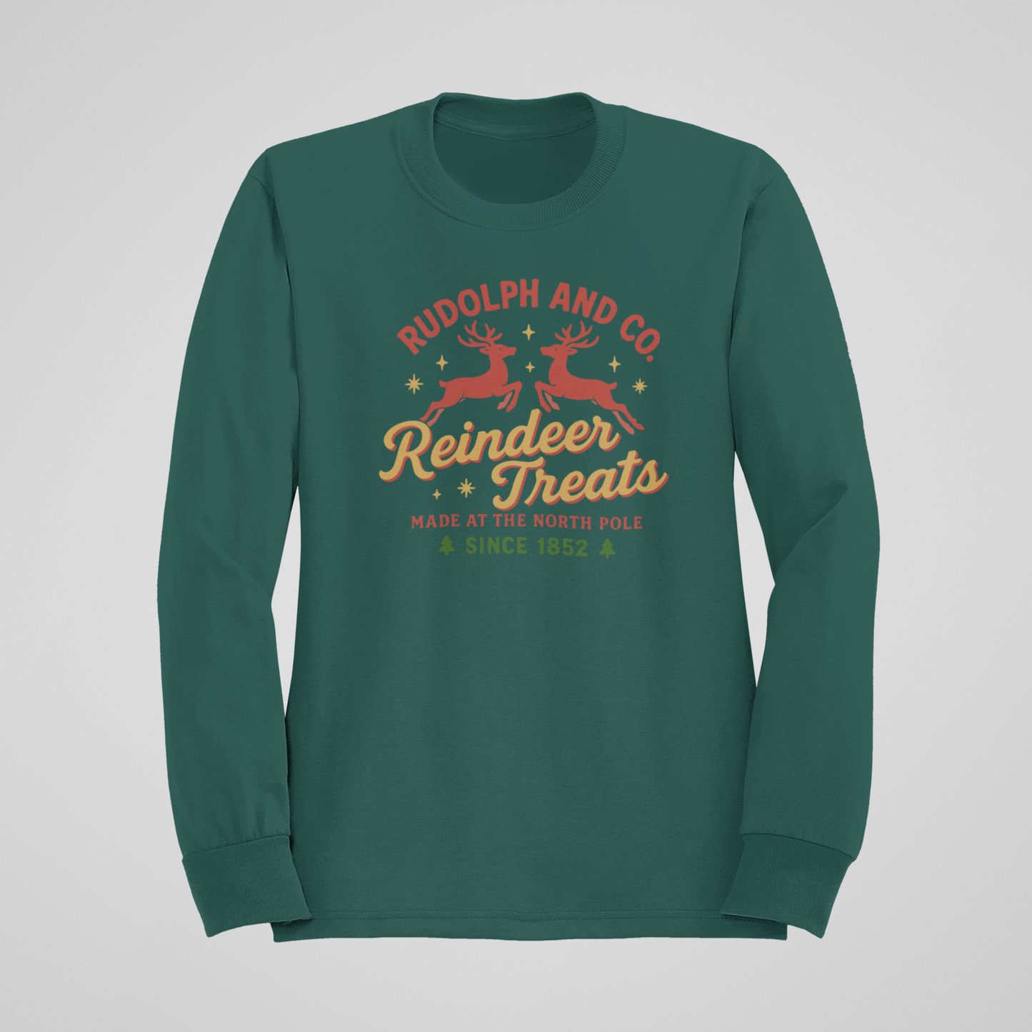 Retro Reindeer Treats Sweatshirt