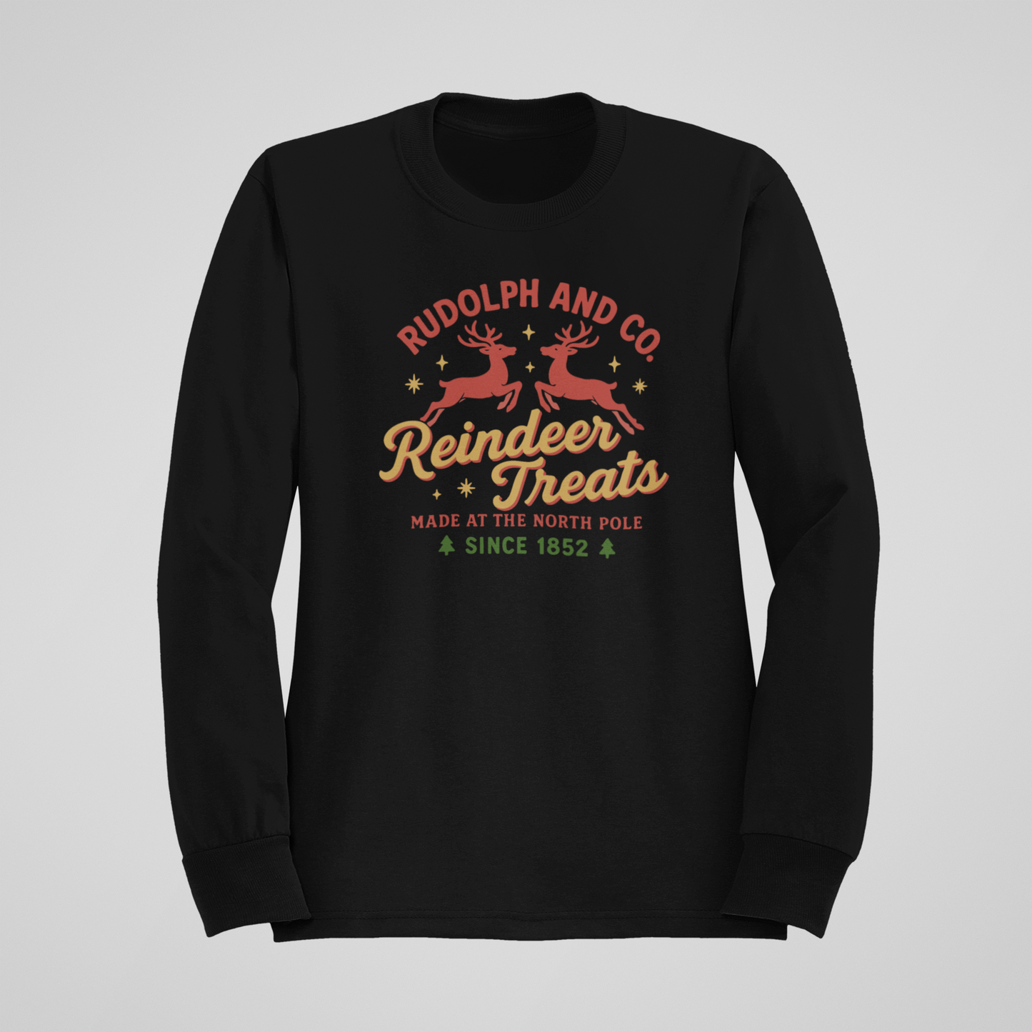 Retro Reindeer Treats Sweatshirt