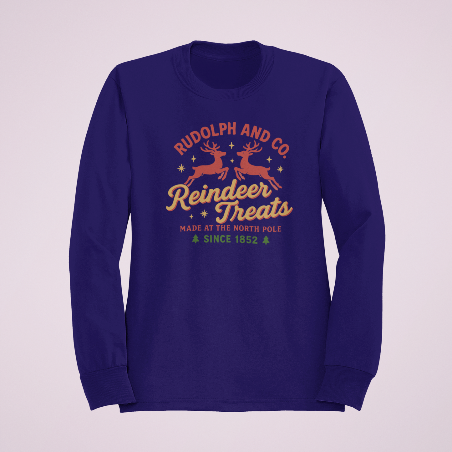 Retro Reindeer Treats Sweatshirt