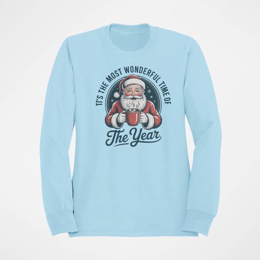 Retro Santa-Crewneck or Hooded Sweatshirt