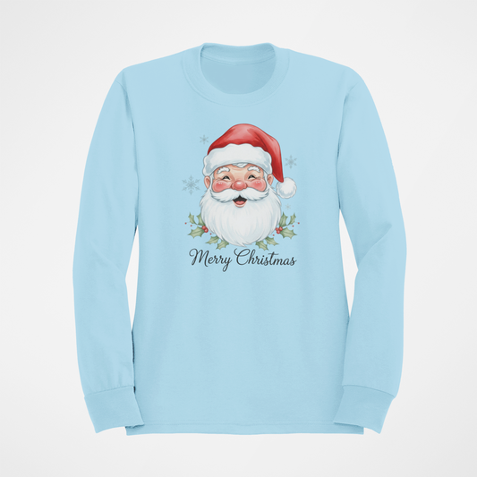 Happy Santa-Crewneck or Hooded Sweatshirt