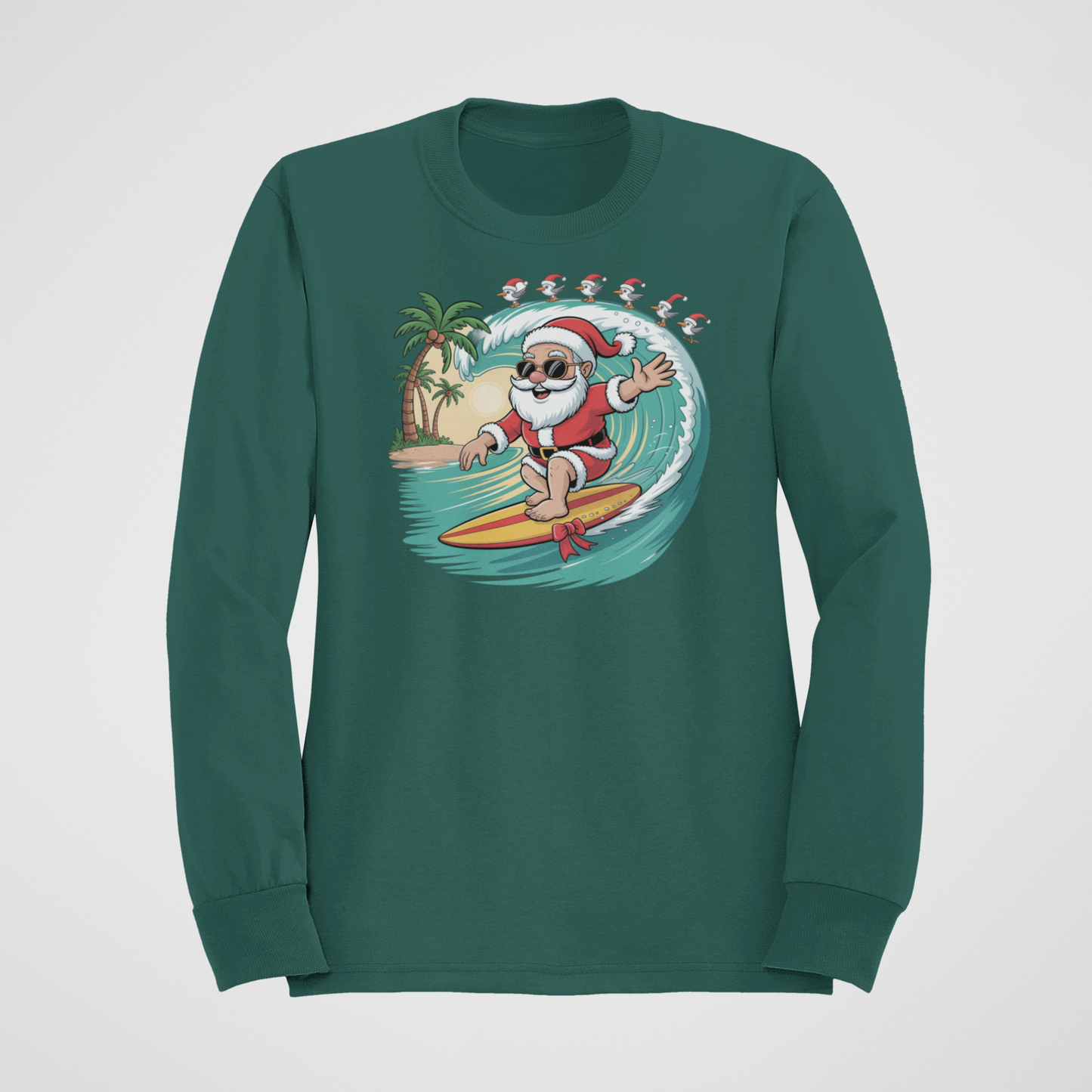 Surfin' Santa Sweatshirt