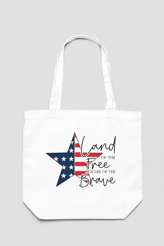 Land of the Free Tote Bag