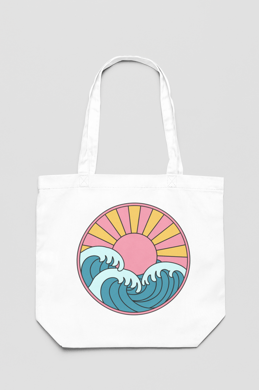 Beachy Sunset Tote Bag