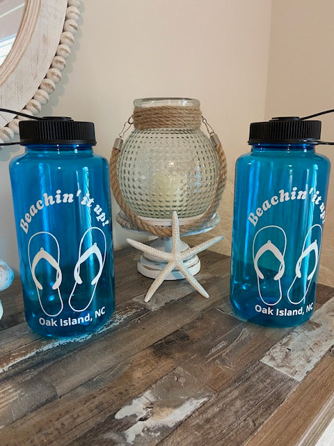 Large Water Bottle-Oak Island, NC