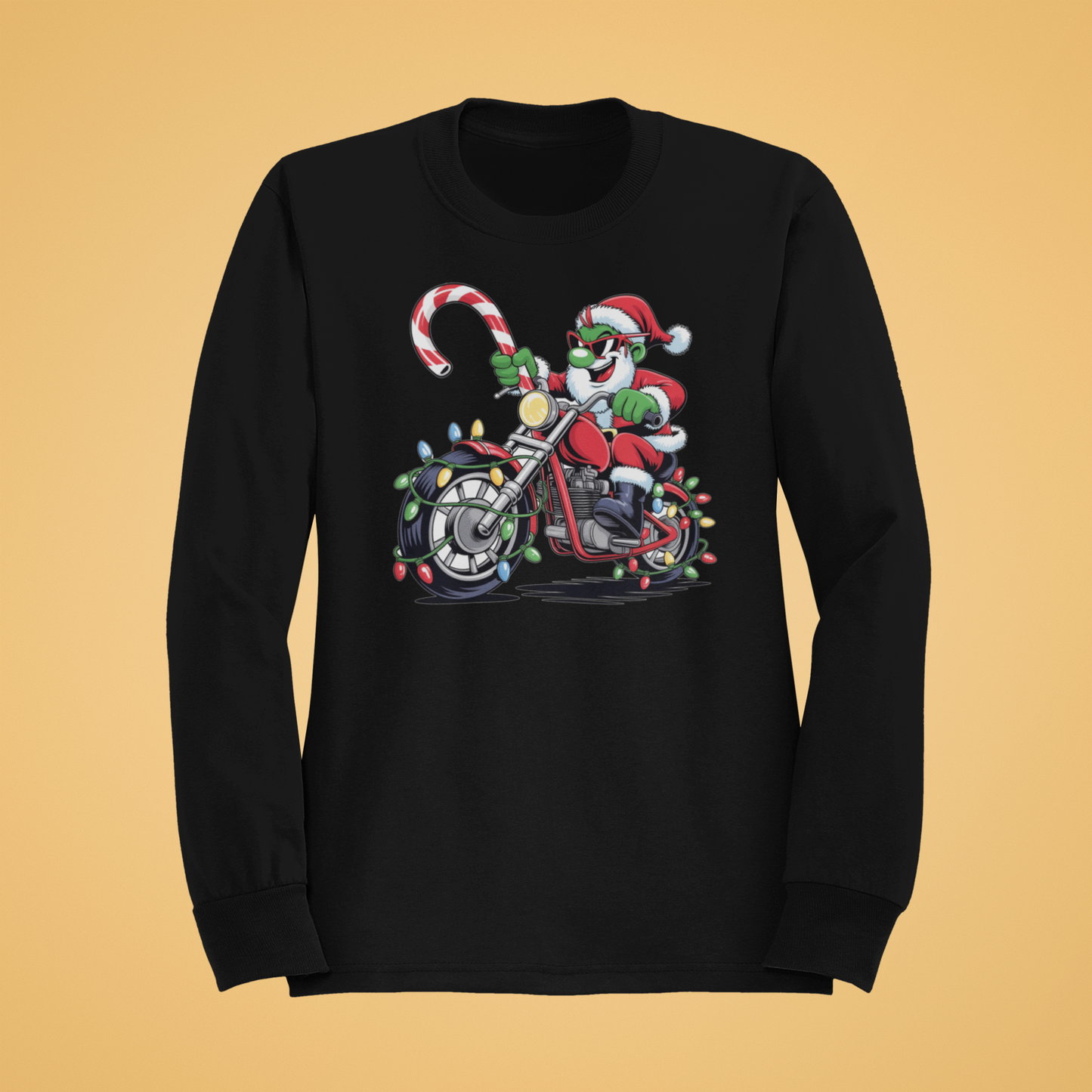 Biker Santa Seatshirt