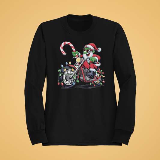 Biker Santa Seatshirt
