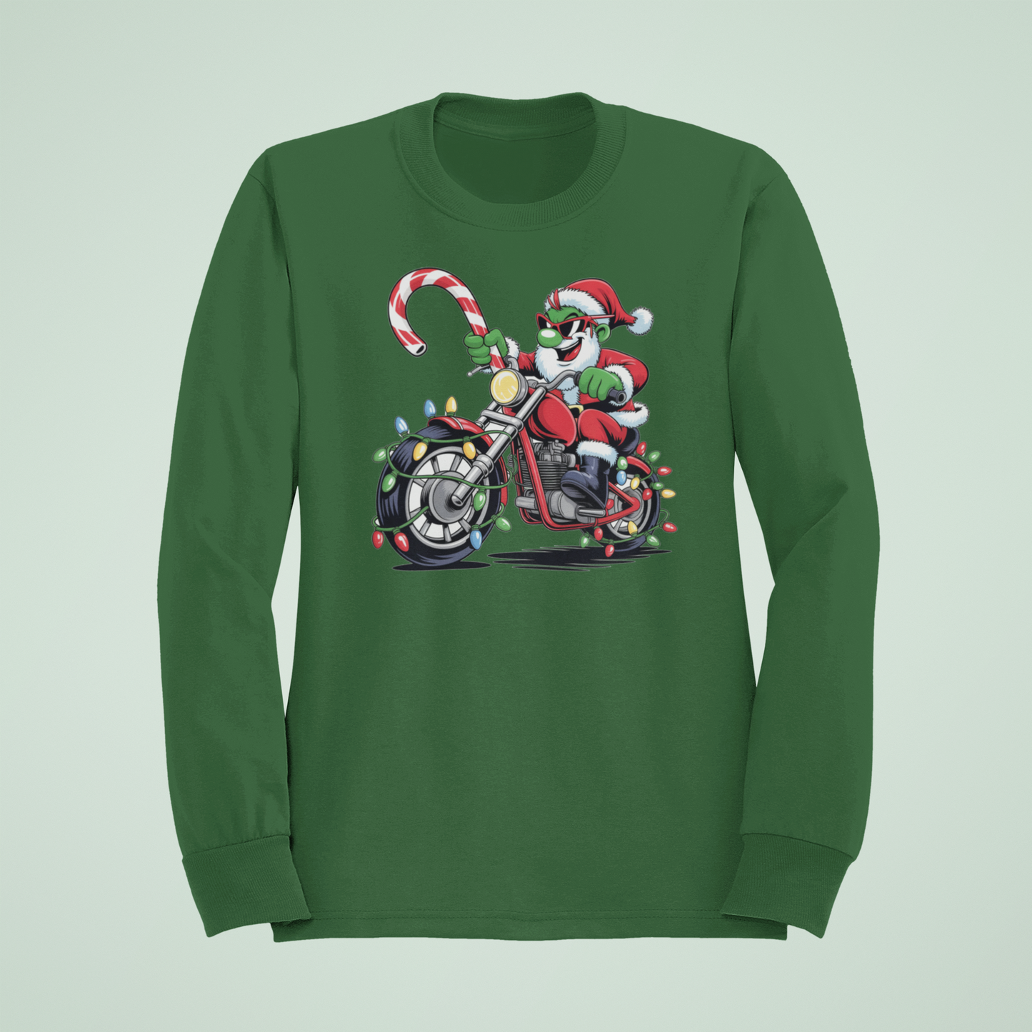 Biker Santa Seatshirt