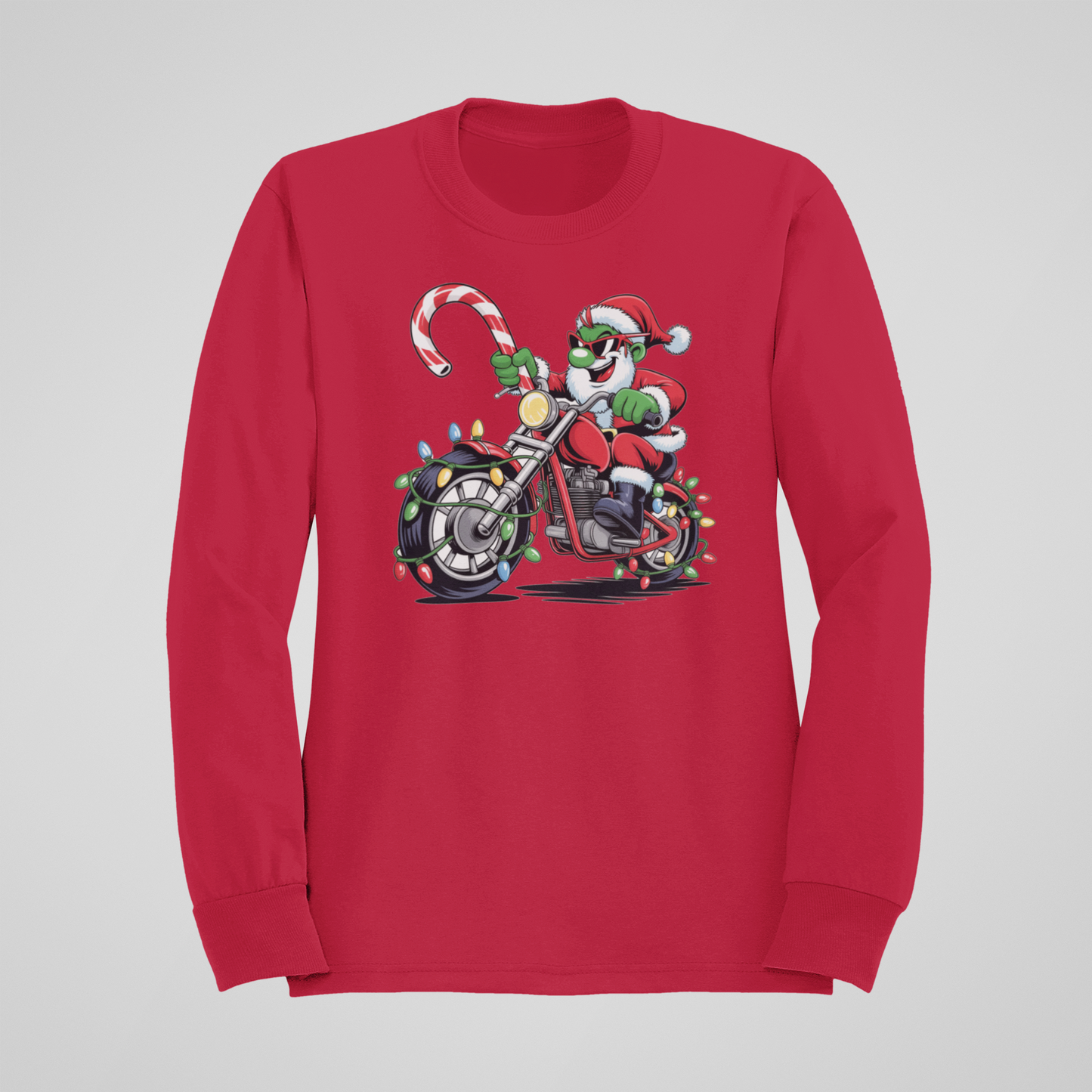 Biker Santa Seatshirt