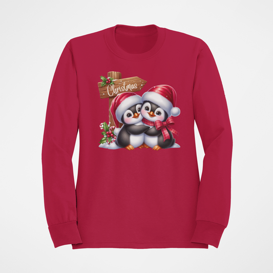 Christmas Penguin Couple Sweatshirt