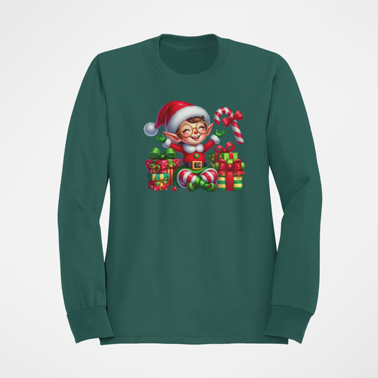 Christmas Elf-Crewneck or Hooded Sweatshirt