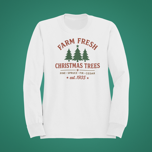 Farm Fresh Christmas Trees Sweatshirt
