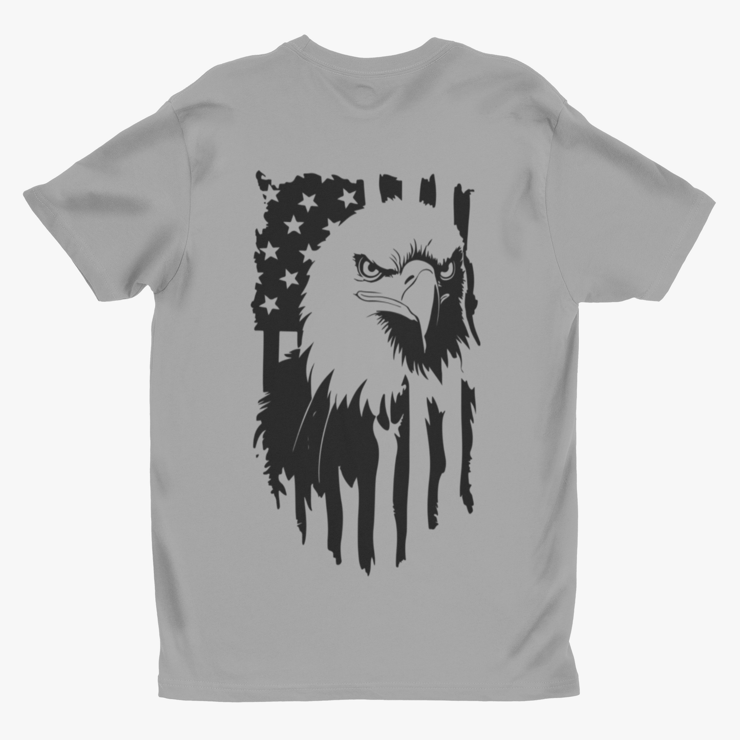 American Eagle and Flag