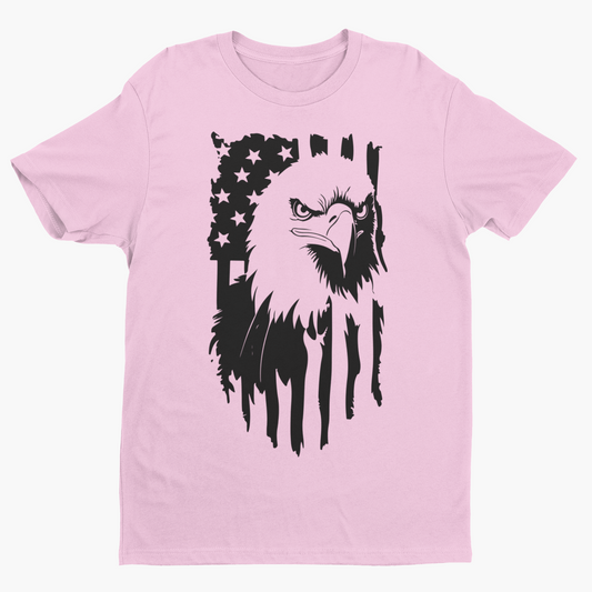 American Eagle and Flag