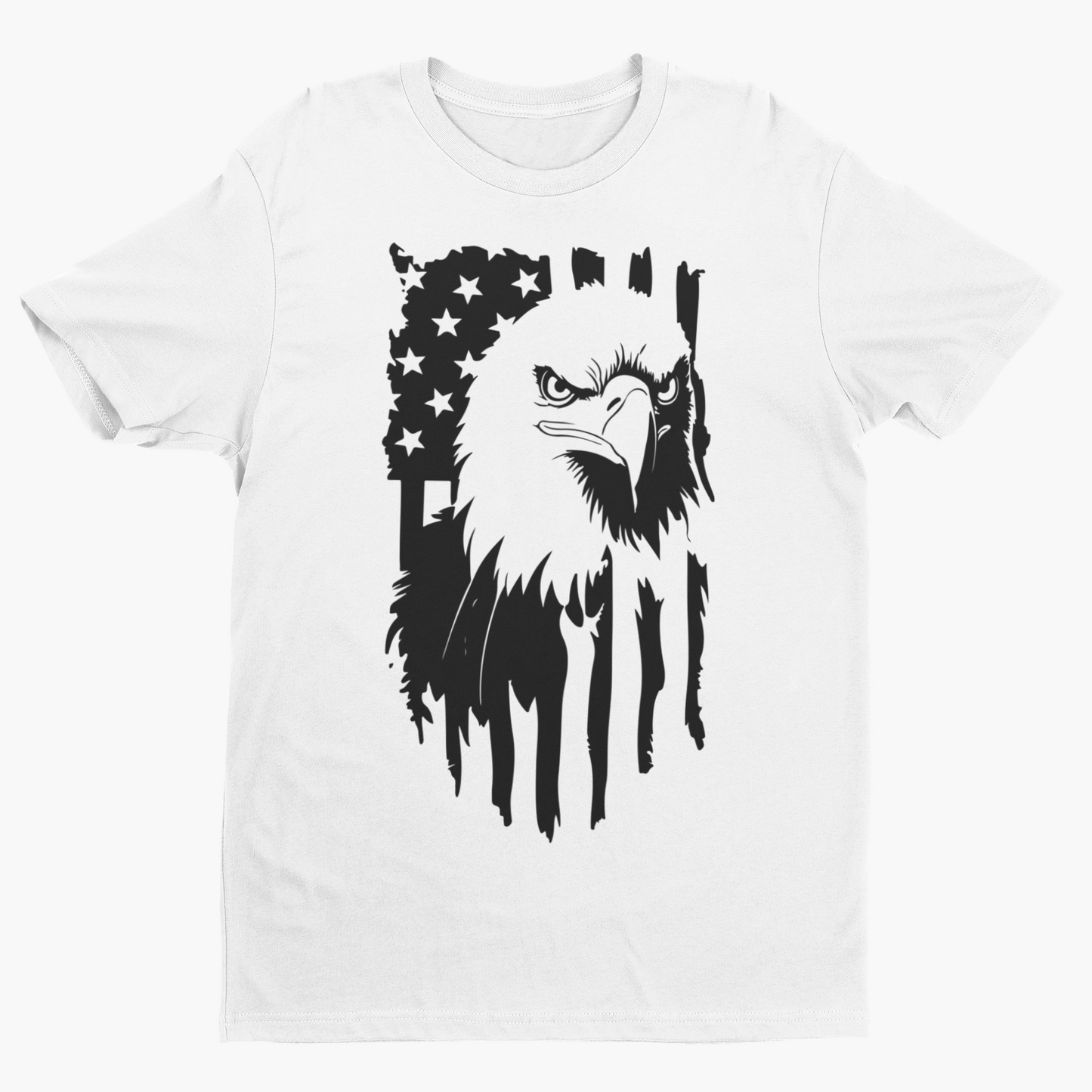 American Eagle and Flag