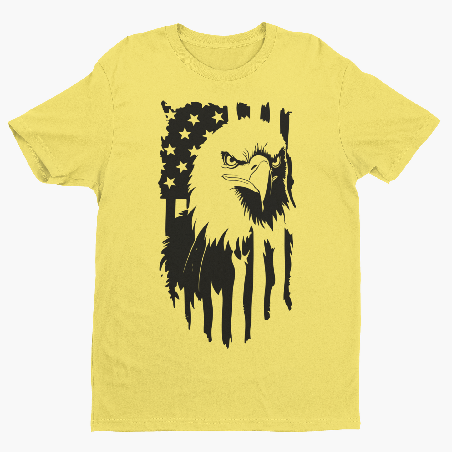 American Eagle and Flag