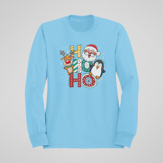 Ho Ho Ho-Crewneck or HoodedSweatshirt