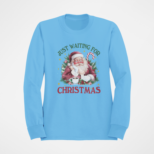 Just Waiting For Christmas Sweatshirt