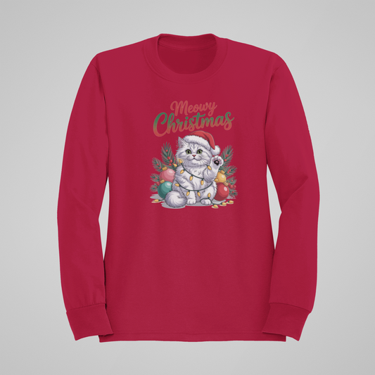 Meowy Christmas-Sweatshirt