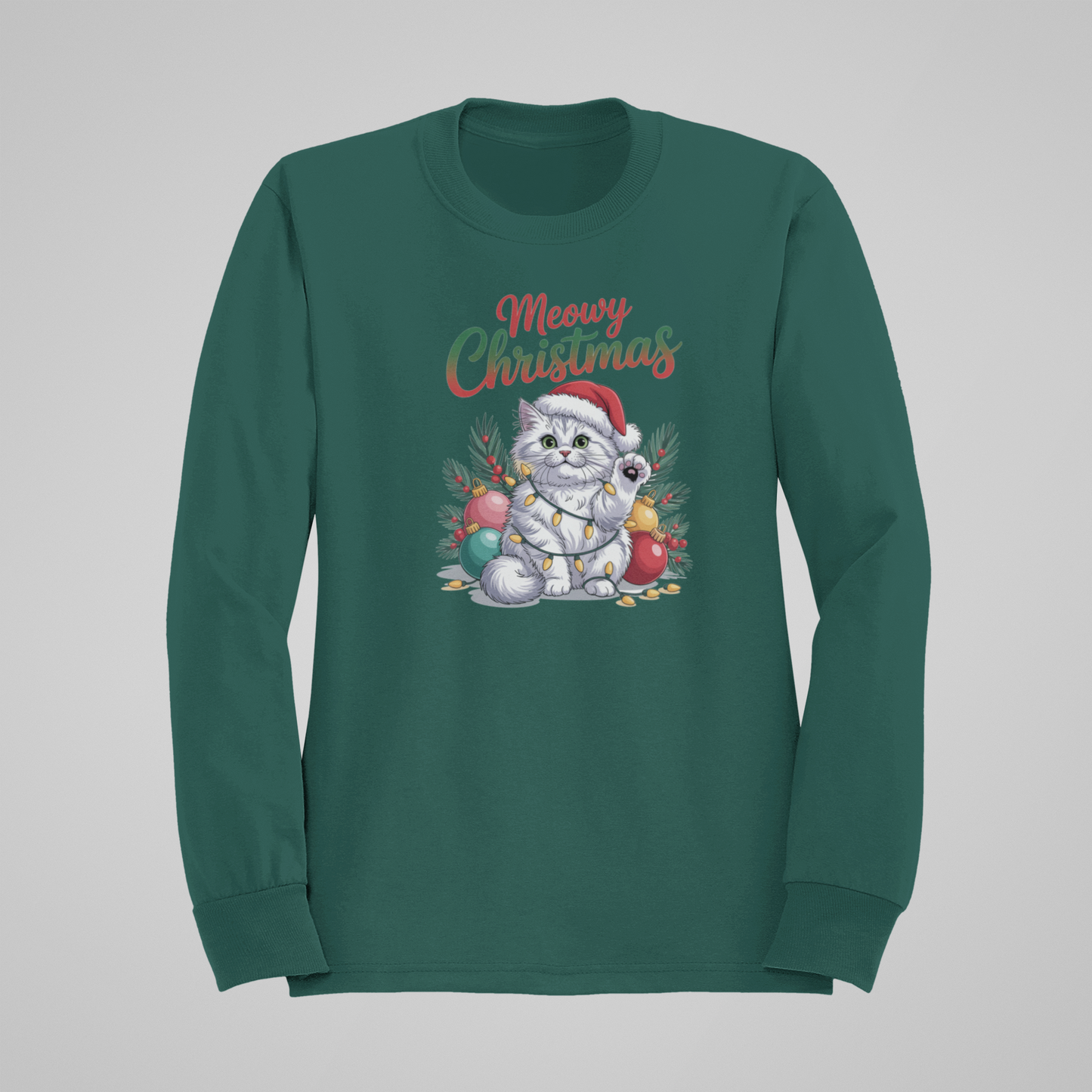 Meowy Christmas-Sweatshirt