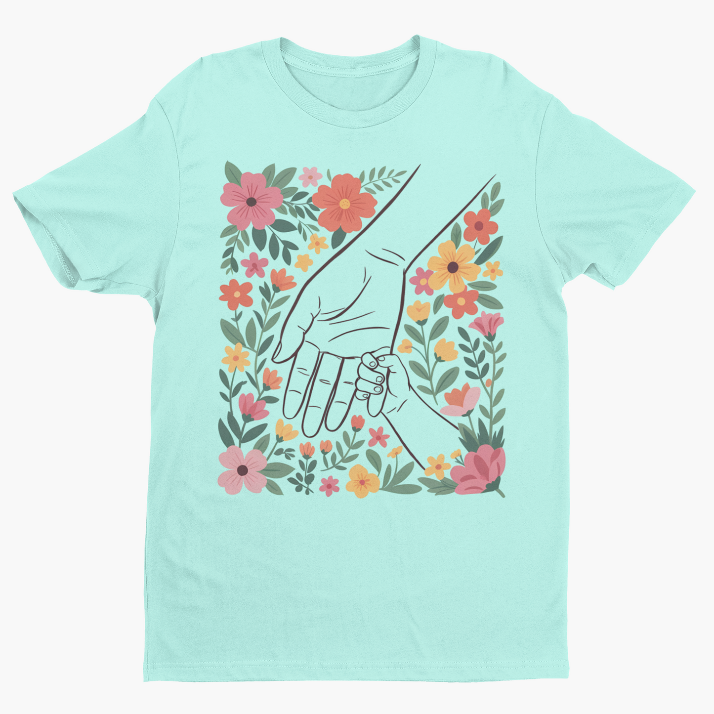 Mother and Child in Blooms