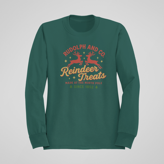 Retro Reindeer Treats Sweatshirt