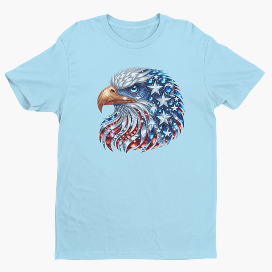 Rhinestone look eagle