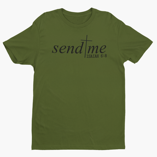 Send Me-Black Lettering