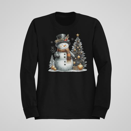 Golden Snowman-Sweatshirt