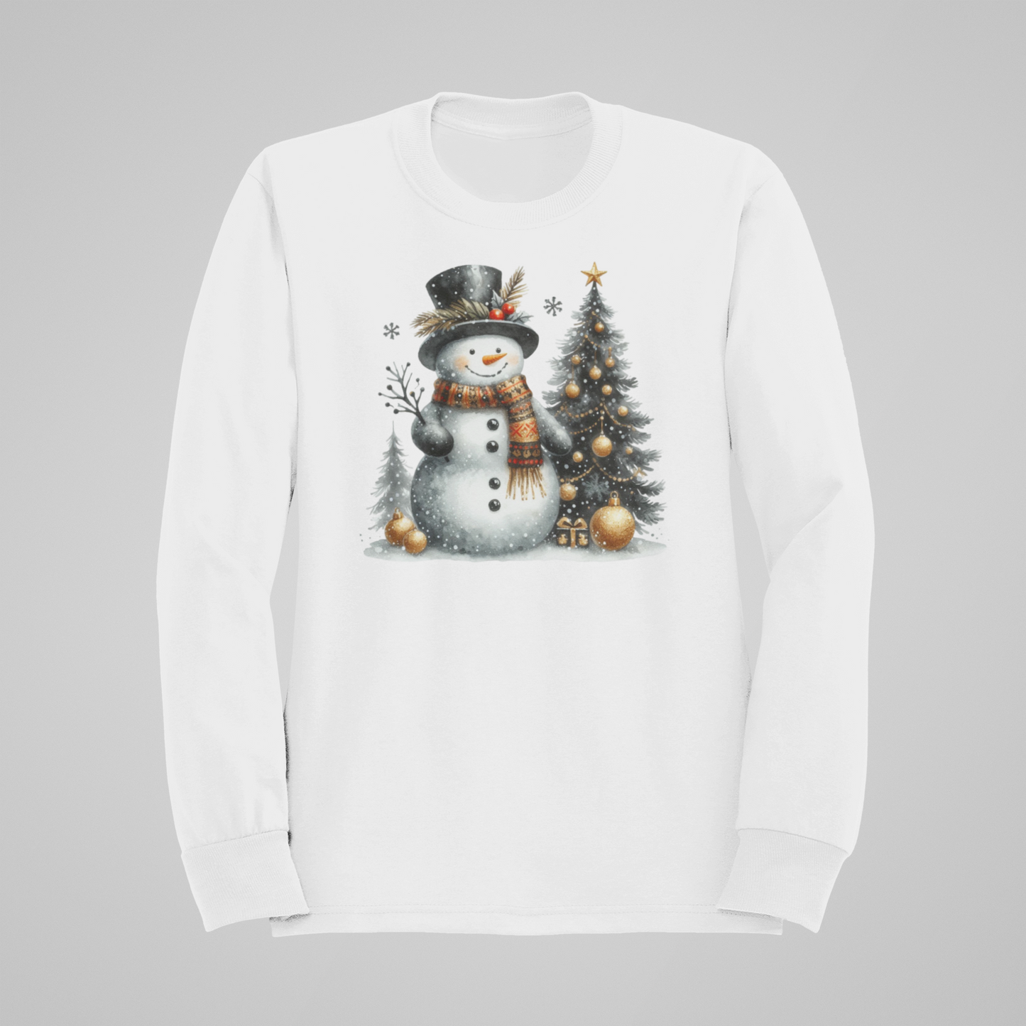 Golden Snowman-Sweatshirt