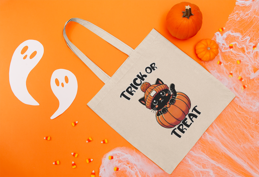 Trick or Treat Bag-Black Cat