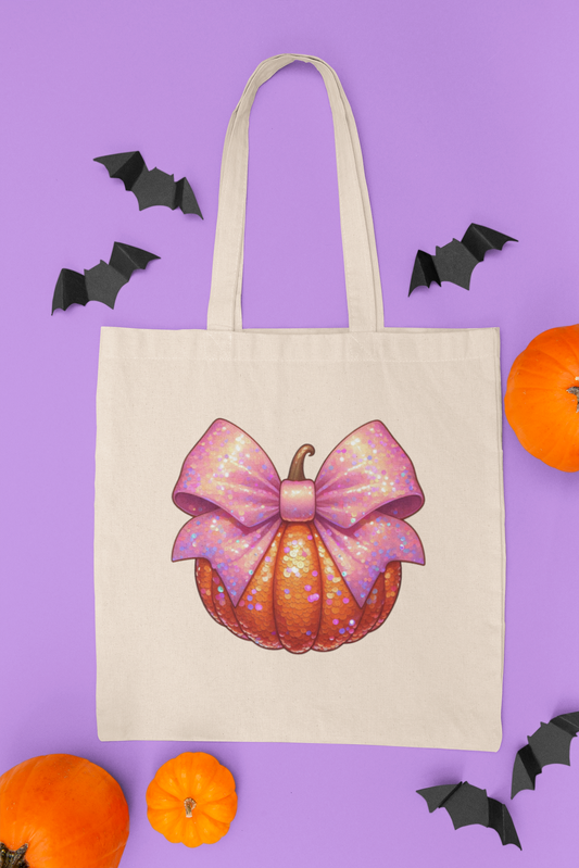 Trick or Treat Bag-Glitter Pumpkin
