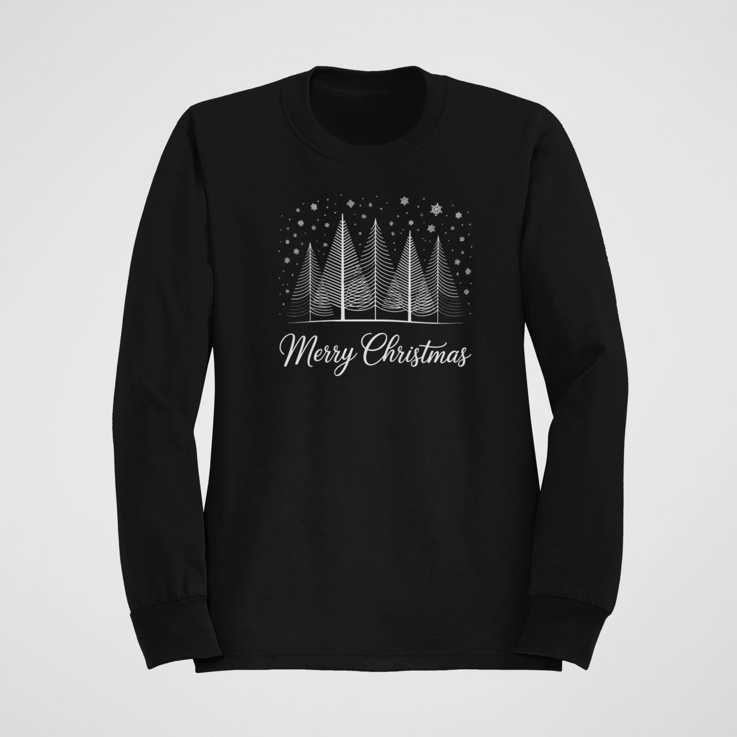 Classic Elegance Merry Christmas-Sweatshirt